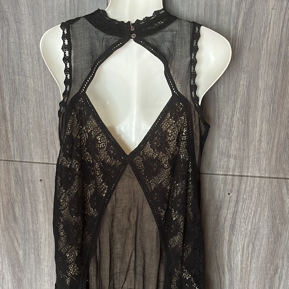 Free People Angel Lace Black Dress - Picture 9 of 15